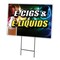 Signmission Ecig & Eliquid Yard Sign & Stake outdoor plastic coroplast window, C-1824 Ecig & Eliquid C-1824 Ecig & Eliquid - alternate 1